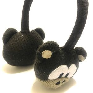 Knitted Halo Band Monkey Face Women Ear Muffs